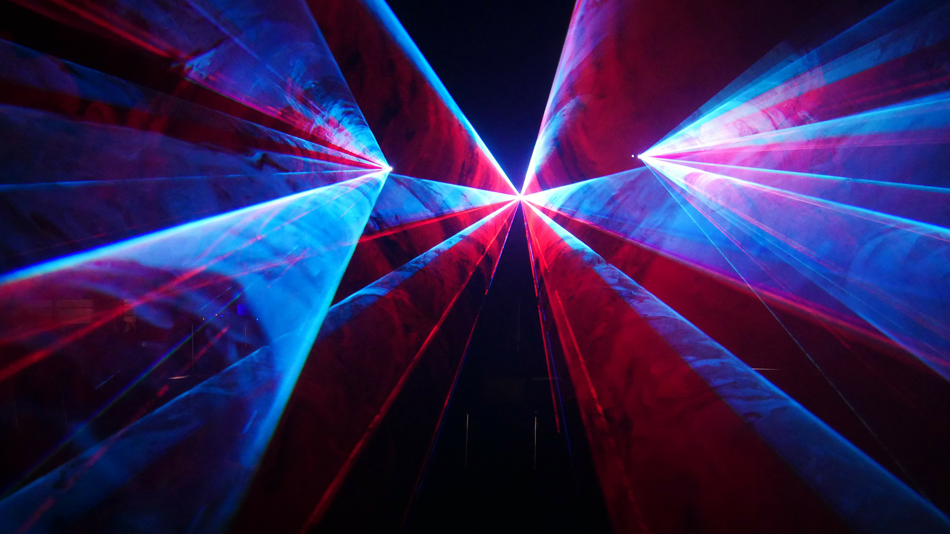 Bild einer Lasershow